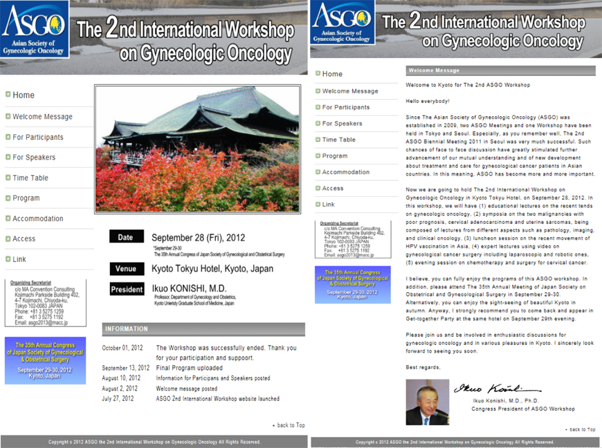 The 2nd International Workshop - Kyoto